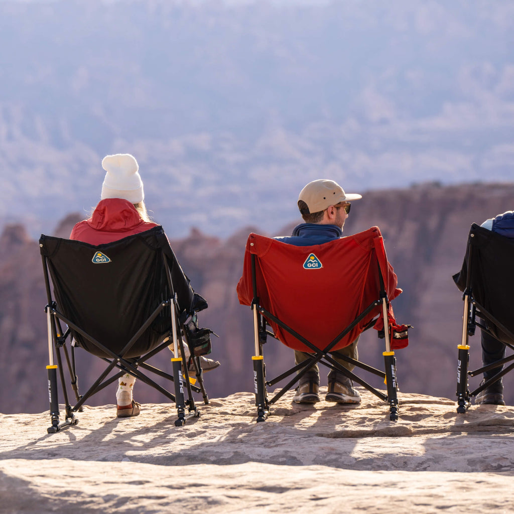 Luxury Camp Puff Rocker - Choice 731 - RoadTrip Rocker Smooth Motion Camp Chair Detail