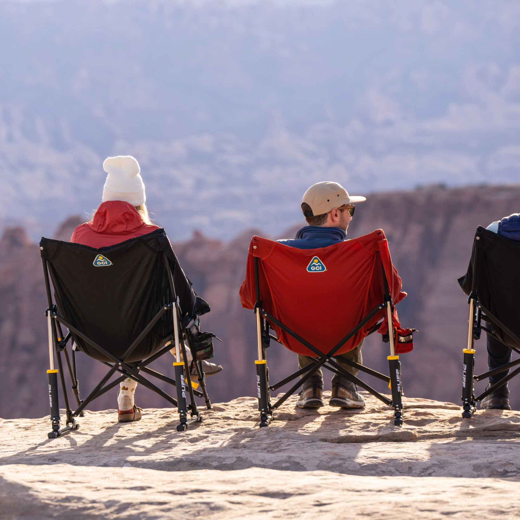 Luxury Camp Puff Rocker - Choice 731 - RoadTrip Rocker Smooth Motion Camp Chair Detail