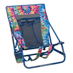 Low-Profile Everywhere Chair 2 - Choice 656 - Rust-Resistant Aluminum Sand-Friendly Lounge Chair - Tie Dye