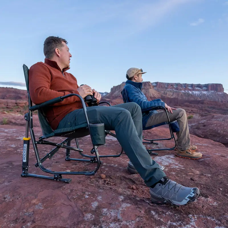 Smooth Motion FirePit Rocker - Choice 737 - RoadTrip Rocker Smooth Motion Camp Chair Detail