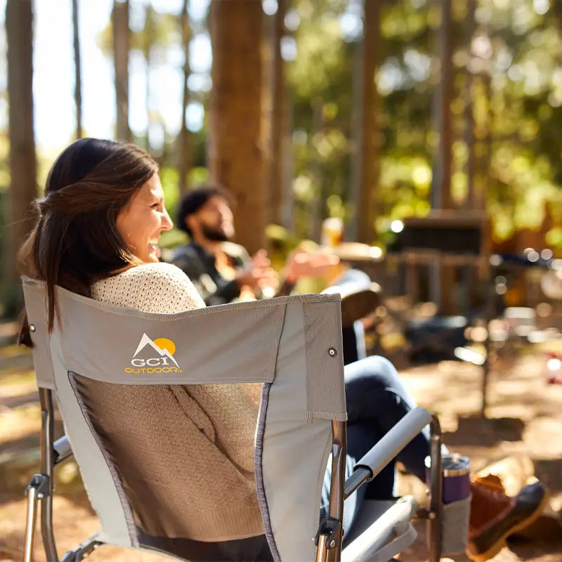 Smooth Motion FirePit Rocker - Choice 737 - RoadTrip Rocker Smooth Motion Camp Chair Detail