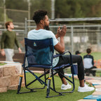 Heavy-Duty Freestyle Freestyle Rocker Elite - Choice 460 - Freestyle Rocker Portable Outdoor Folding Chair Detail