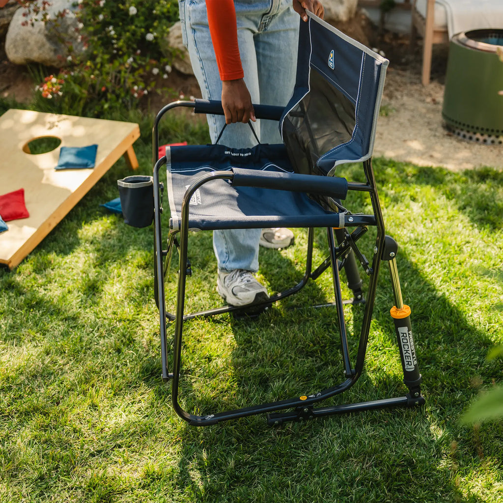 Smooth Motion Freestyle Rocker - Choice 711 - Freestyle Rocker Portable Outdoor Folding Chair Detail