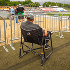 Smooth Motion Freestyle Rocker XL - Choice 552 - Heavy-Duty Kickback Rocker with Beverage Holder Detail