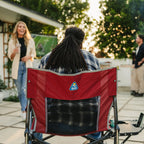Heavy-Duty Freestyle Freestyle Rocker XL with Side Table - Choice 836 - RoadTrip Rocker Smooth Motion Camp Chair Detail
