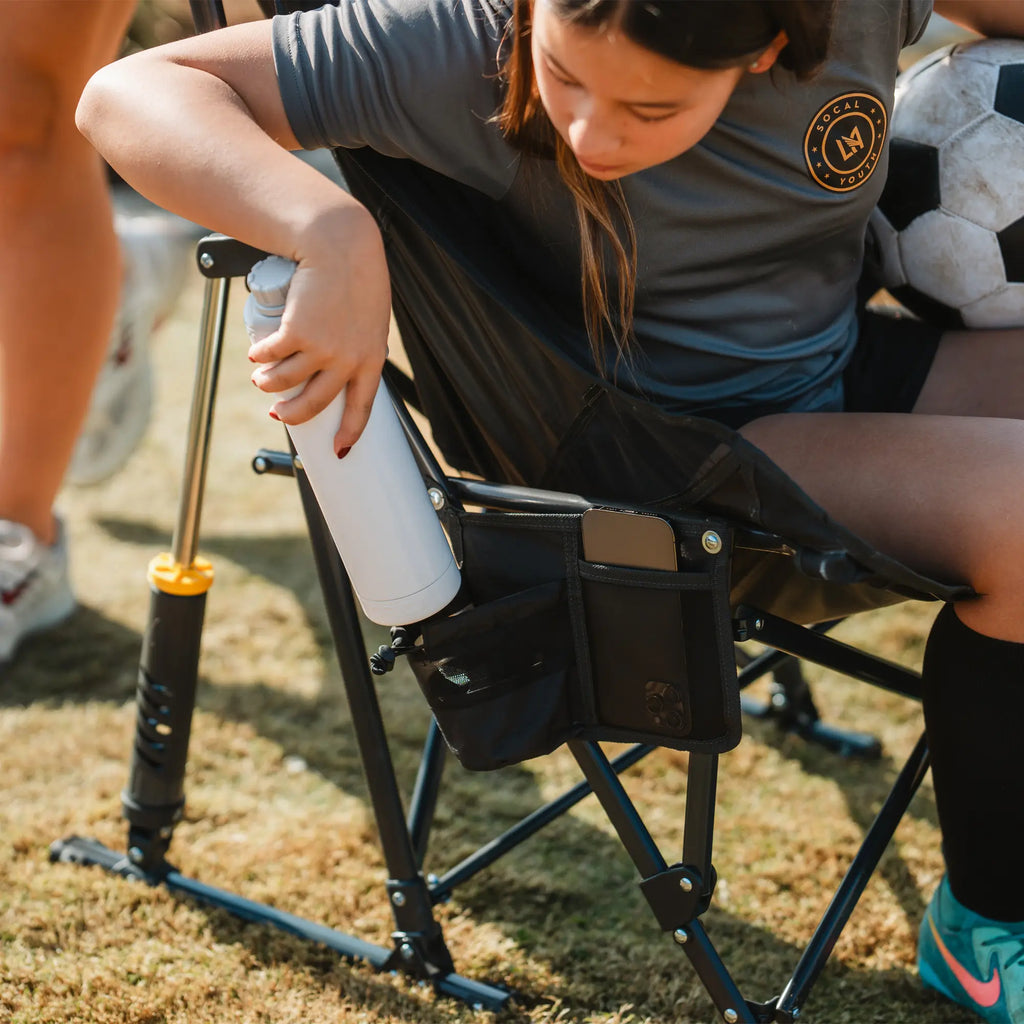 Patented Spring-Action Pod Rocker Elite - Choice 832 - Patented Spring-Action Rocking Chair for Camping Detail