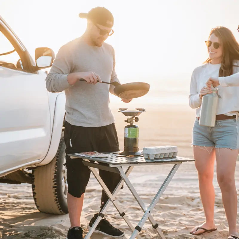 Heavy-Duty Grilling Compact Camp Table 25 - Choice 214 - Master Outdoor Kitchen Station for Tailgating & BBQ Detail