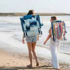 Rust-Resistant Aluminum Backpack Beach Chair - Choice 709 - Multi-Position Outdoor Beach Chair with Pillow Detail