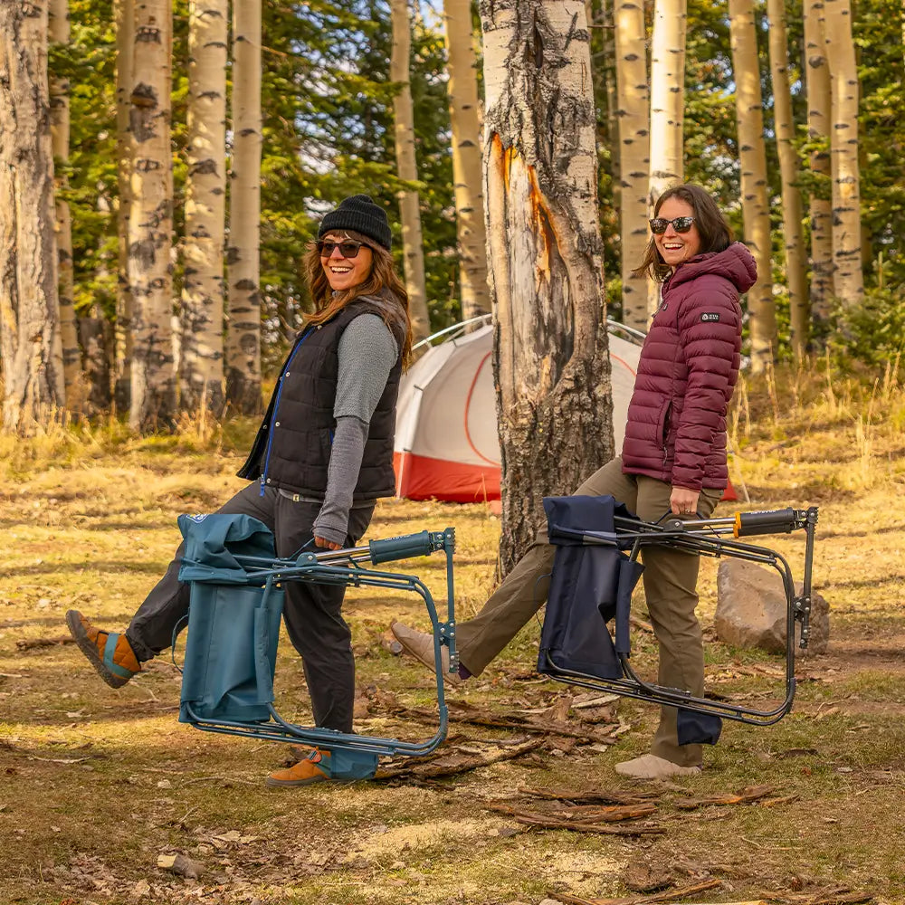 Patented Spring-Action Grab & Go Rocker - Choice 551 - RoadTrip Rocker Smooth Motion Camp Chair Detail