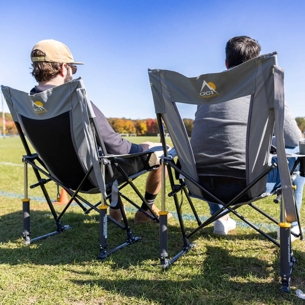 Patented Spring-Action Comfort Pro Rocker - Choice 375 - Patented Spring-Action Rocking Chair for Camping Detail