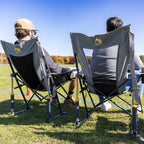 Patented Spring-Action Comfort Pro Rocker - Choice 375 - Patented Spring-Action Rocking Chair for Camping Detail