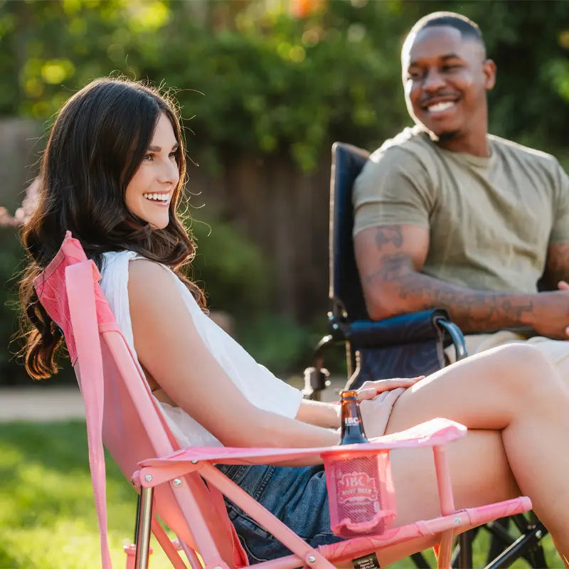 Premium All-Weather Kickback Rocker - Choice 345 - RoadTrip Rocker Smooth Motion Camp Chair Detail