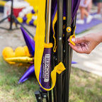 Smooth Motion College Comfort Pro Rocker - LSU Tigers - Choice 880 - Heavy-Duty Kickback Rocker with Beverage Holder Detail