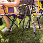 Smooth Motion College Comfort Pro Rocker - LSU Tigers - Choice 880 - Heavy-Duty Kickback Rocker with Beverage Holder Detail