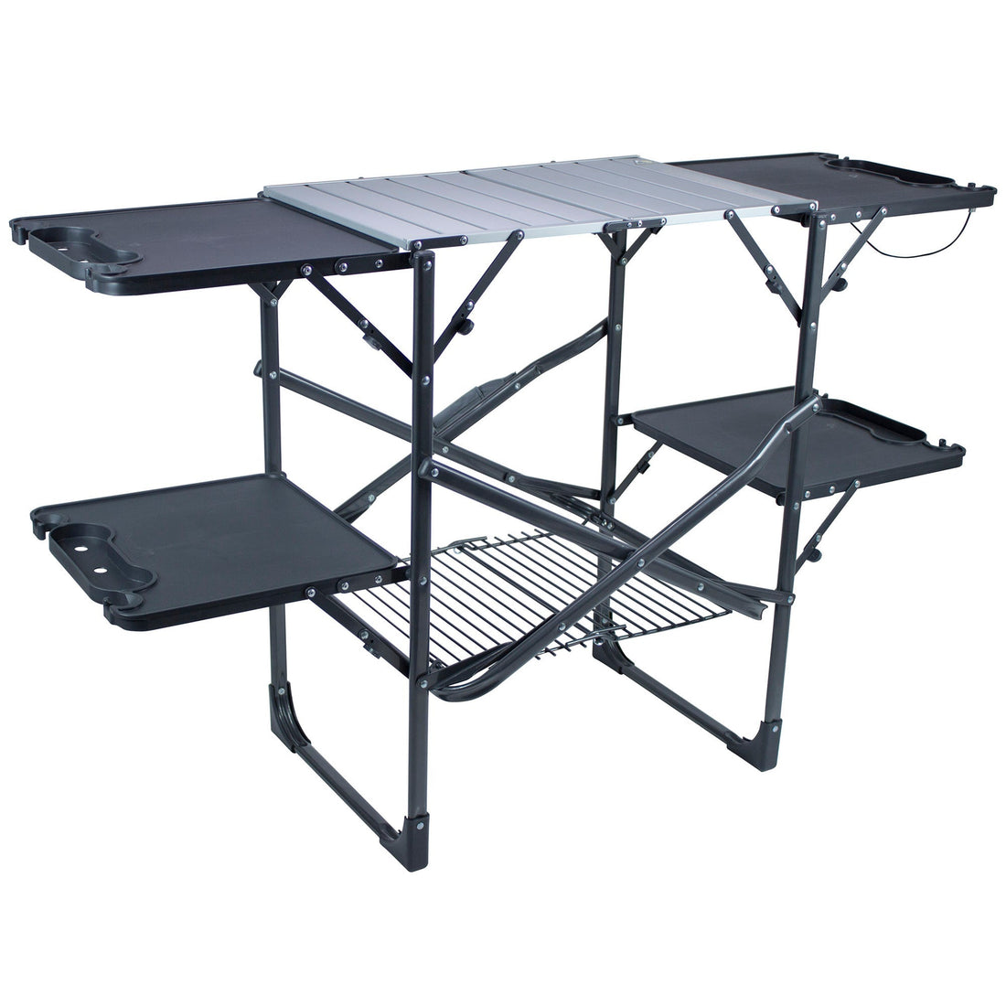 Portable Culinary Slim-Fold Cook Station - Choice 575 - Multi-Purpose Outdoor Culinary Cooking Set - Default Title