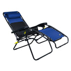 Rust-Resistant Aluminum Freeform Zero Gravity Lounger Bundle - Choice 507 - Low-Profile Reclining Beach Chair with Backpack Straps Detail