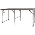 Heavy-Duty Grilling Slim-Fold Table - Choice 196 - Master Outdoor Kitchen Station for Tailgating & BBQ - Default Title