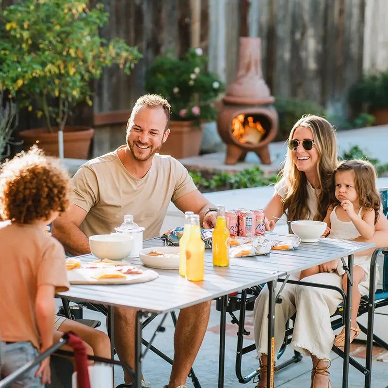 Slim-Fold Slim-Fold Table XL - Choice 651 - Portable Camping Table with Heat-Resistant Countertop Detail