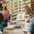 Premium All-Weather Stadium Rock-Cliner - Choice 540 - Patented Spring-Action Rocking Chair for Camping Detail