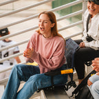 Premium All-Weather Stadium Rock-Cliner - Choice 540 - Patented Spring-Action Rocking Chair for Camping Detail