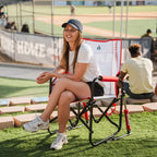 Luxury Camp Stowaway Rocker - Choice 794 - Freestyle Rocker Portable Outdoor Folding Chair Detail