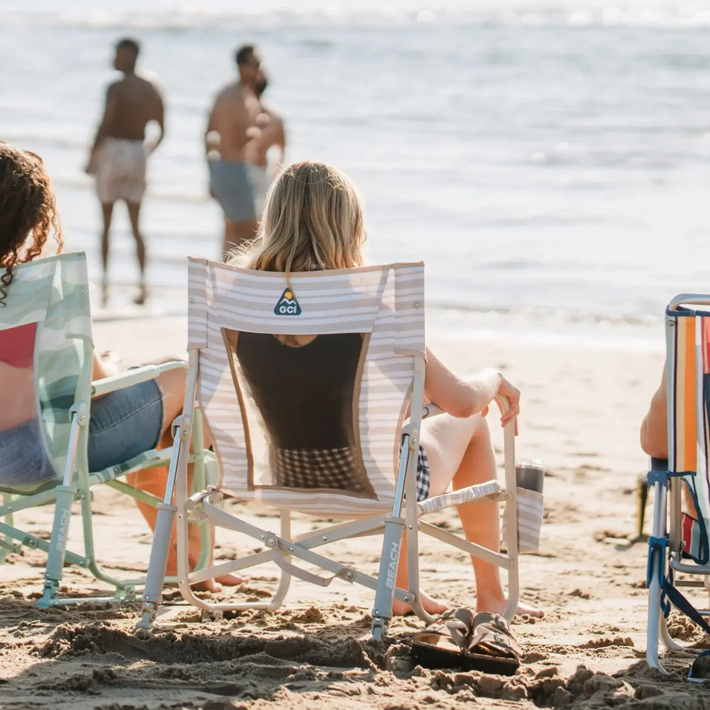 Patented Spring-Action Beach Rocker - Choice 712 - RoadTrip Rocker Smooth Motion Camp Chair Detail