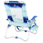 Backpack Travel Bi-Fold Beach Chair - Choice 601 - Portable Heavy-Duty Low Boy Chair for Ocean Side Detail