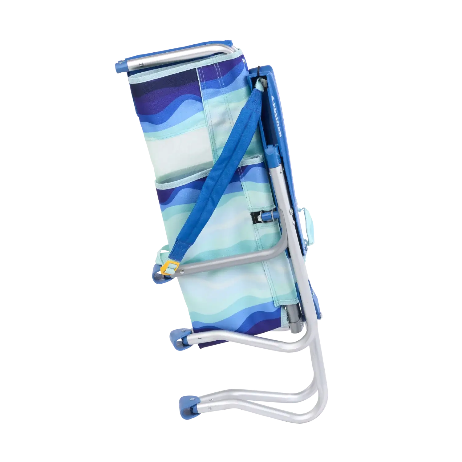 Backpack Travel Bi-Fold Beach Chair - Choice 601 - Portable Heavy-Duty Low Boy Chair for Ocean Side Detail