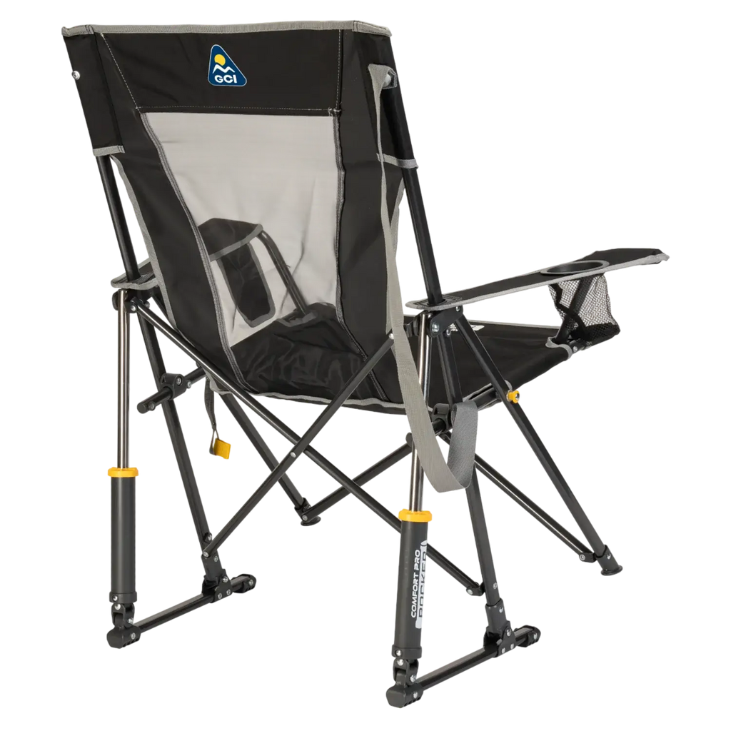 Patented Spring-Action Comfort Pro Rocker - Choice 375 - Patented Spring-Action Rocking Chair for Camping Detail