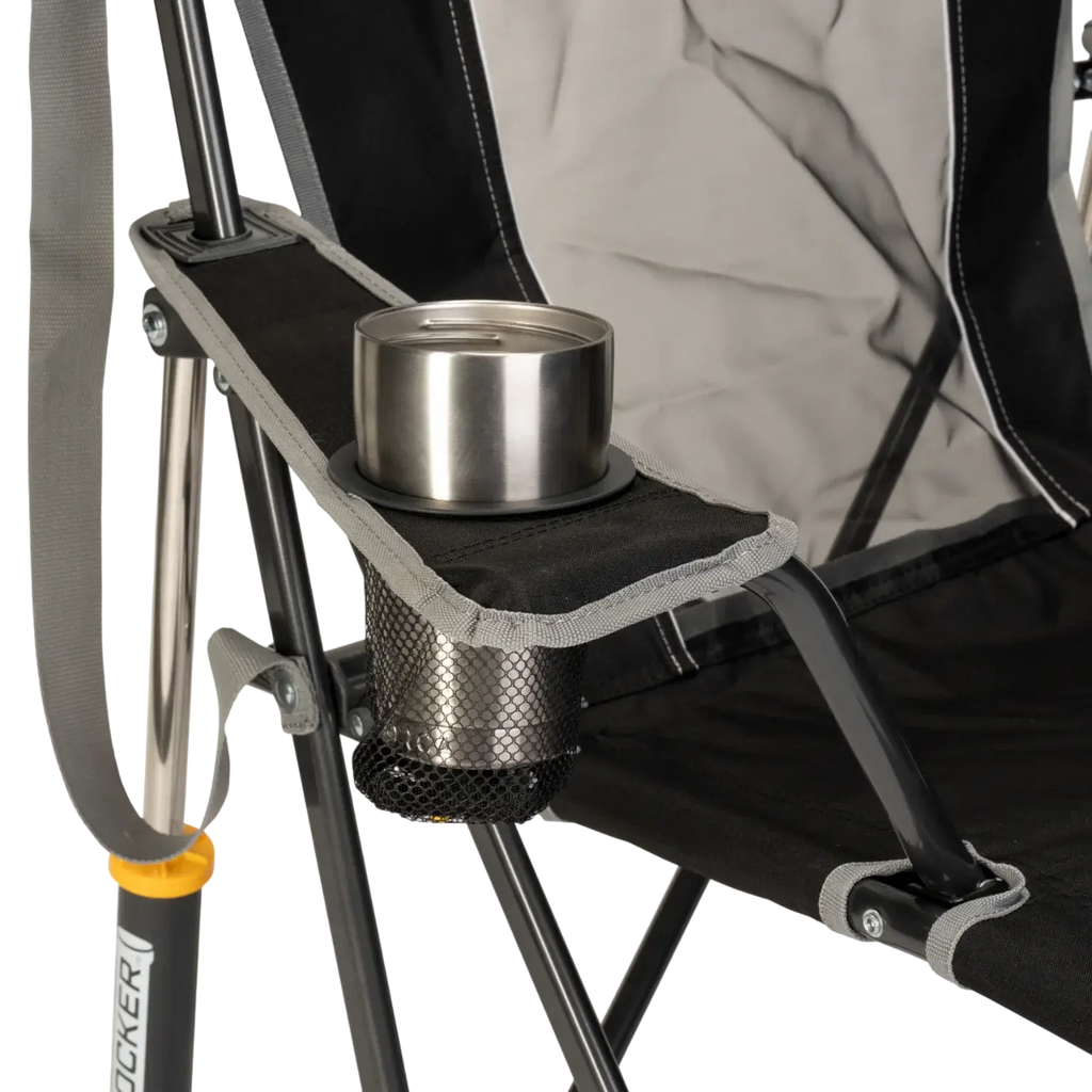 Patented Spring-Action Comfort Pro Rocker - Choice 375 - Patented Spring-Action Rocking Chair for Camping Detail