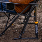 Patented Spring-Action Comfort Pro Rocker - Choice 375 - Patented Spring-Action Rocking Chair for Camping Detail