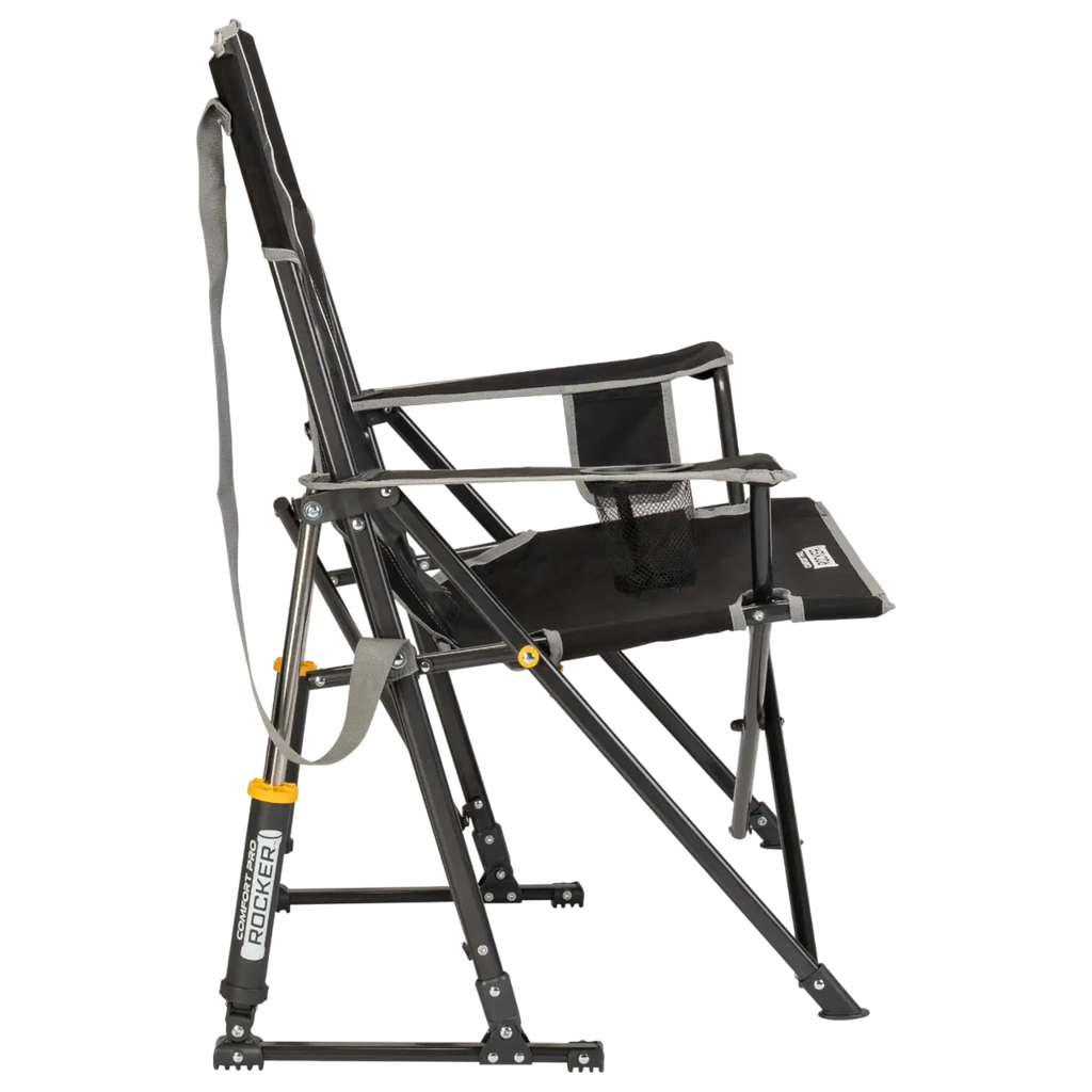 Patented Spring-Action Comfort Pro Rocker - Choice 375 - Patented Spring-Action Rocking Chair for Camping Detail