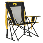 Heavy-Duty Freestyle College Comfort Pro Rocker - Iowa Hawkeyes - Choice 249 - Heavy-Duty Kickback Rocker with Beverage Holder - Default Title