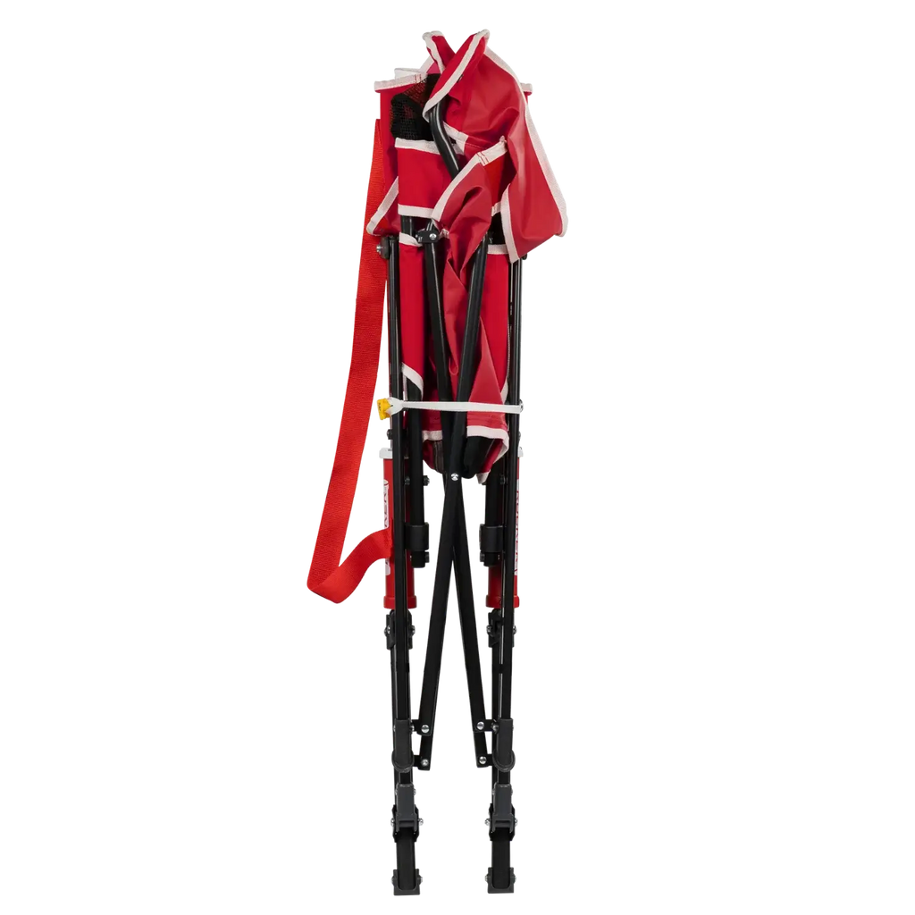 Patented Spring-Action College Comfort Pro Rocker - Nebraska Cornhuskers - Choice 161 - Heavy-Duty Kickback Rocker with Beverage Holder Detail