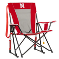 Patented Spring-Action College Comfort Pro Rocker - Nebraska Cornhuskers - Choice 161 - Heavy-Duty Kickback Rocker with Beverage Holder - Default Title