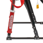 Patented Spring-Action College Comfort Pro Rocker - Nebraska Cornhuskers - Choice 161 - Heavy-Duty Kickback Rocker with Beverage Holder Detail
