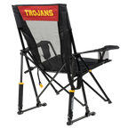 Heavy-Duty Freestyle College Comfort Pro Rocker - USC Trojans - Choice 856 - RoadTrip Rocker Smooth Motion Camp Chair Detail