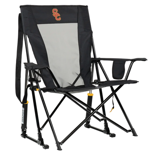 Heavy-Duty Freestyle College Comfort Pro Rocker - USC Trojans - Choice 856 - RoadTrip Rocker Smooth Motion Camp Chair - Default Title