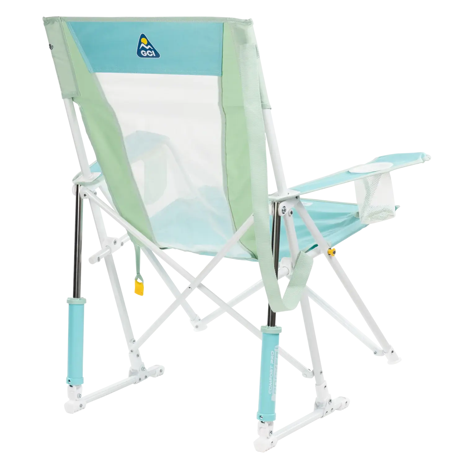 Patented Spring-Action Comfort Pro Rocker - Choice 375 - Patented Spring-Action Rocking Chair for Camping Detail