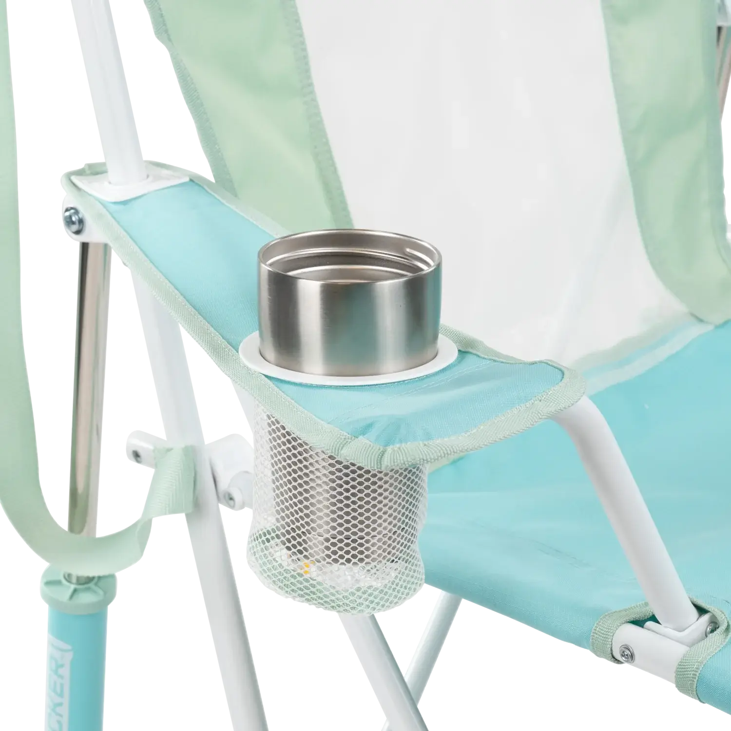Patented Spring-Action Comfort Pro Rocker - Choice 375 - Patented Spring-Action Rocking Chair for Camping Detail