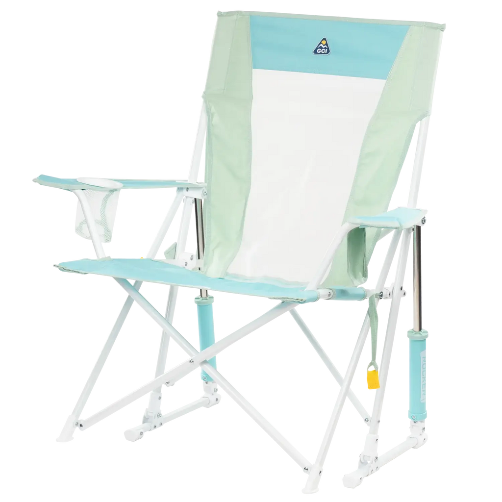 Patented Spring-Action Comfort Pro Rocker - Choice 375 - Patented Spring-Action Rocking Chair for Camping Detail