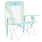 Patented Spring-Action Comfort Pro Rocker - Choice 375 - Patented Spring-Action Rocking Chair for Camping - Pastel Green