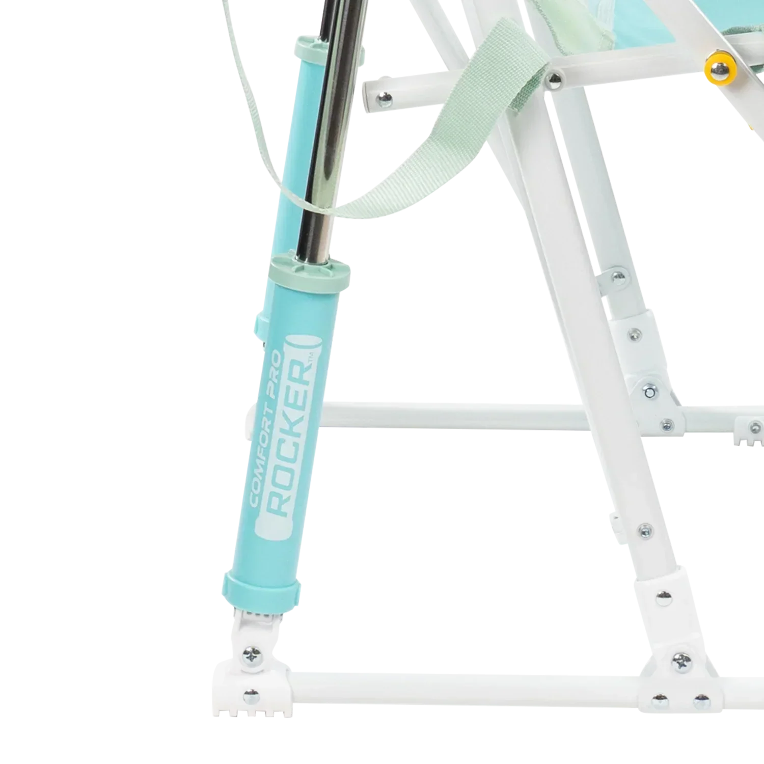 Patented Spring-Action Comfort Pro Rocker - Choice 375 - Patented Spring-Action Rocking Chair for Camping Detail