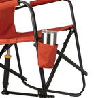 Luxury Camp Freestyle Rocker - Pumpkin Spice - Choice 373 - Freestyle Rocker Portable Outdoor Folding Chair Detail
