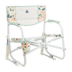 Patented Spring-Action Grab & Go Rocker - Choice 551 - RoadTrip Rocker Smooth Motion Camp Chair - Floral Bouquet