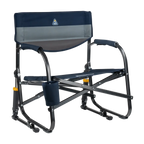 Patented Spring-Action Grab & Go Rocker - Choice 551 - RoadTrip Rocker Smooth Motion Camp Chair - Indigo Color Block