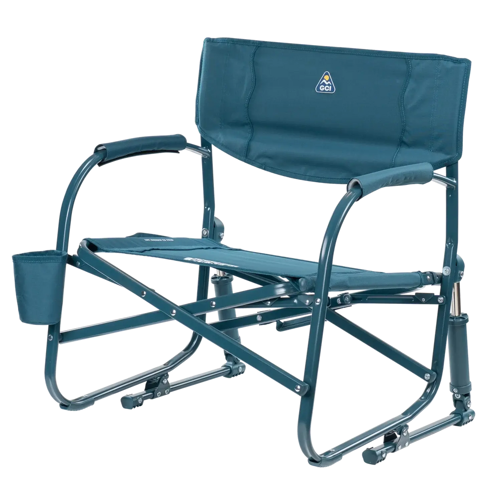 Patented Spring-Action Grab & Go Rocker - Choice 551 - RoadTrip Rocker Smooth Motion Camp Chair Detail