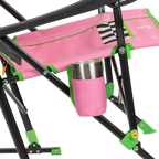 Patented Spring-Action RoadTrip Rocker - NASCAR For Her - Choice 560 - RoadTrip Rocker Smooth Motion Camp Chair Detail