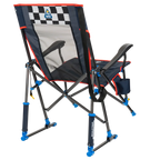 Patented Spring-Action RoadTrip Rocker - NASCAR For Him - Choice 453 - Patented Spring-Action Rocking Chair for Camping Detail