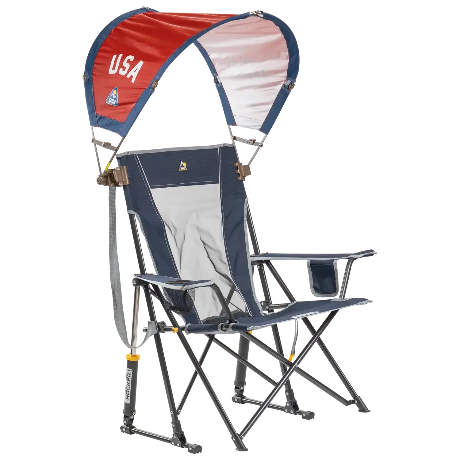 Premium All-Weather SunShade Accessory - USA Anniversary Deluxe - Choice 917 - Instant Sunshade Umbrella for Tailgating Detail